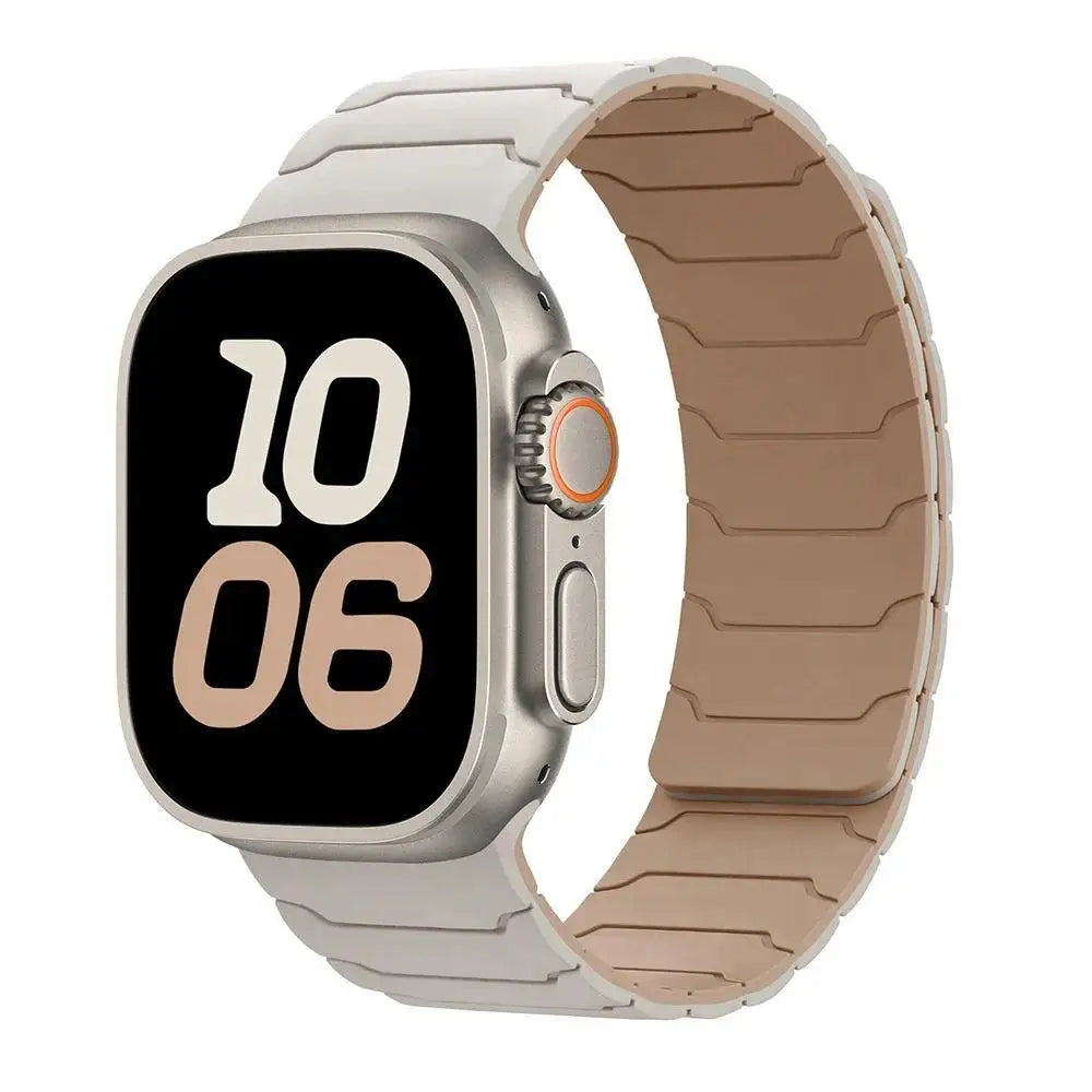 Magnetic Strap Silicone Bracelet For Apple Watch ultra 3 2 49mm 45mm 44mm 40mm 42mm 46mm 41mm 38mm IWatch Series 11 10 SE 9 8 7