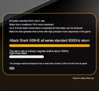 ATTACK SHARK X68HE X68Pro He Magnetic Mechanical Keyboard for Pro Gaming 0.01mm Rapid Trigg 8000Hz SOCD/Rs 0.125ms 128K Rate