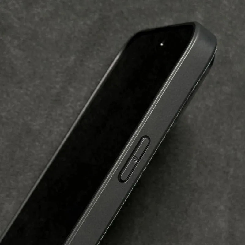 Solid Color Alcantara Phone Case for iPhone 17 Pro Max 17air 16 Pro 16E 15 Plus 14 13 12 Mini 11 XS XR Suede Leather Hard Cover