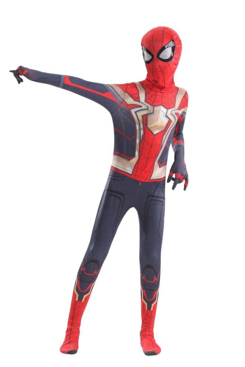 Full Set Halloween Cosplay Costume For Spider Fans Collector Miles Morales Zentai Suit Halloween Christmas Party Halloween Gift