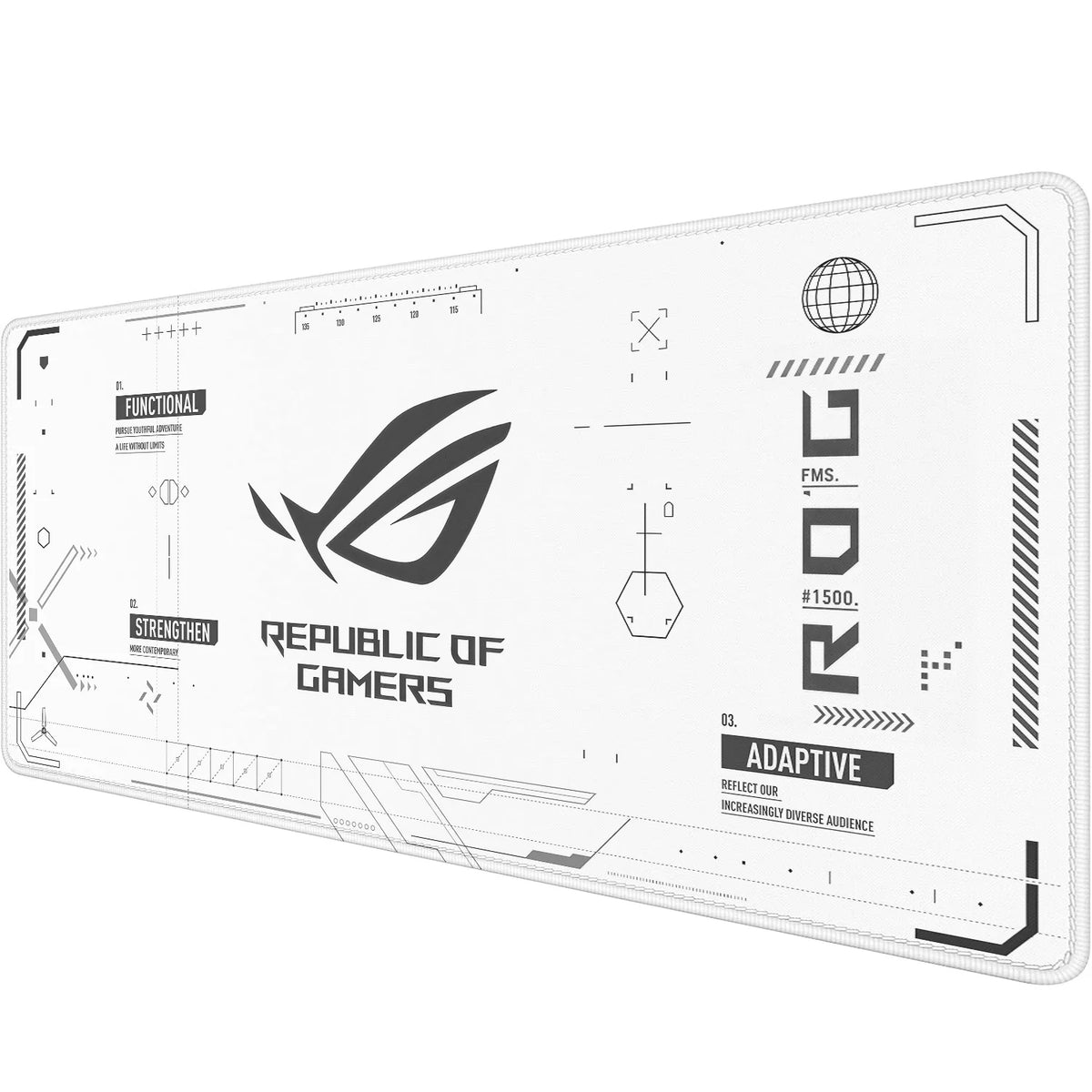 Extended Gaming Mouse Pad | Non-Slip Rubber Base, Stitched Edges