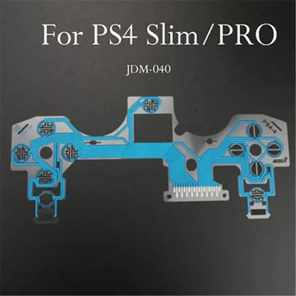 10PCS Jdm Jds 010 011 030 040 055 for Sony Dualshock 4 Conductive Film Keypad for Ps4 Ps5 Pro Slim Controller Pcb Circuit Ribbon