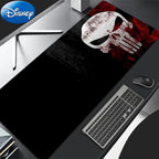 HD Print Anime Mouse Pad Office Computer Gamer Mousepad Laptop P-punisher Keyboard Pad PC Terror Skull Logo Gaming Desk Mice Mat