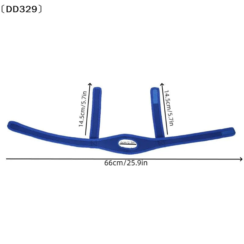1Pcs Anti Apnea Jaw Solution Sleep Support Apnea Belt Neoprene Anti Snore Stop Snoring Chin Strap Belt Adjustable Tool〔DD329〕