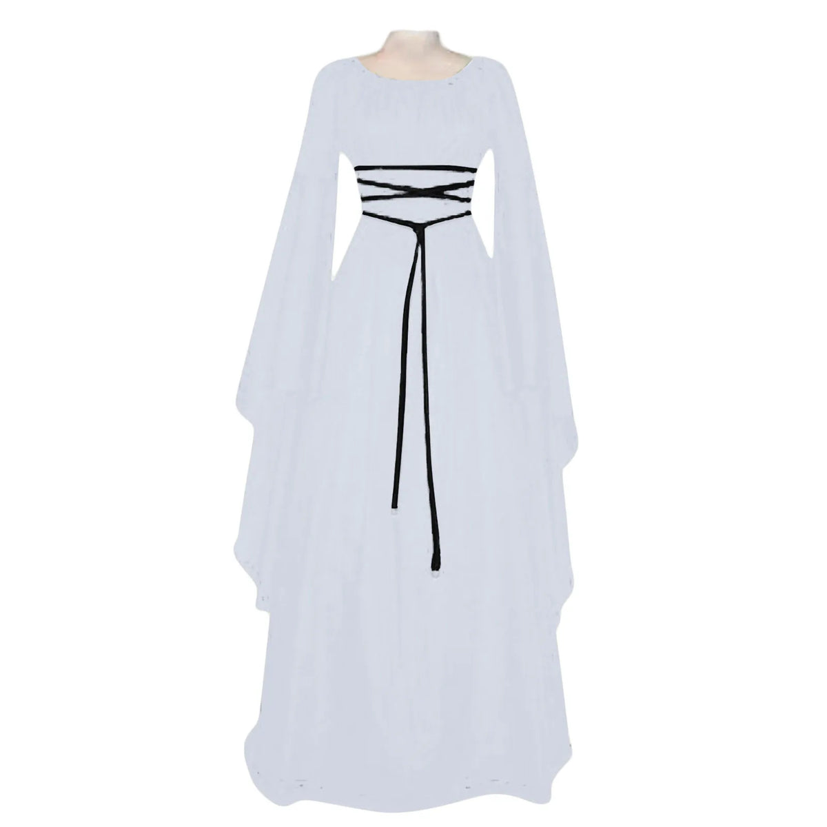 Women Dresses Vintage Medieval Cosplay Costume Ghost Witch Vampire Gothic Dress Halloween Christmas Masquerade Party Dress