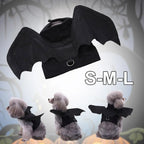 -Halloween Pet Costume - Cute Black Bat Wings Harness Costume For Cats And Dogs, Halloween Party Cosplay, Pet Supplies