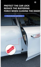 SEAMETAL Car Door Shock Absorber Universal Car Door Buckle Soundproof Deadener Damper Cushion Anti-Vibration Buffer Pad