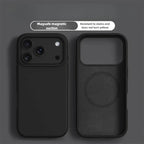 Liquid Silicone Magnetic for MagSafe Phone Case for IPhone17ProMax 16 15 18 13 17Air Solid Color Skin Protection Soft Back Cover