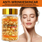 50 Count Hyaluronic Acid Capsules Essence Hydrating Repairing Facial Skincare Deep Nourishment Acne Fading Fine Line Reduction