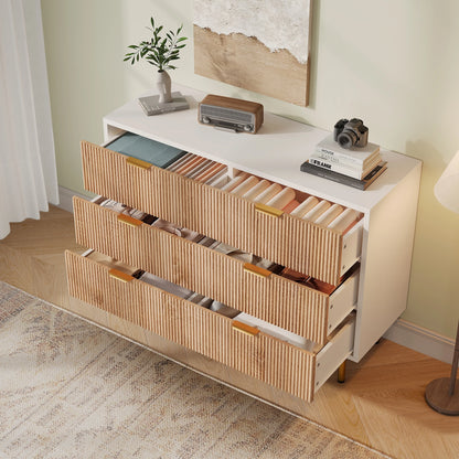 Rosahqnda Modern Drawer Cabinet,5 Drawers,Chest of Drawers,Sideboard,Bedside table,for Living Room,Entryway,Hallway,Wooden