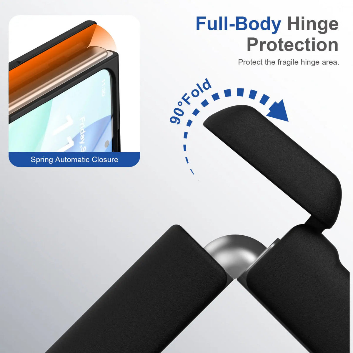 For iPhone DUO Case for Magsafe Magnetic Wireless Charging Case for iPhone DUO 18 Fold Built-in Screen Protector Frosted Cover