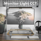 44CM Monitor Light Bar LED Computer Screen Hanging Lights RGB Atmosphere Table Lamp Stepless Dimmable for Work Study Read Gaming