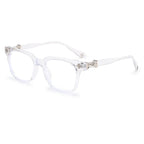 Classic 3Pcs Square Anti Blue Light Glasses For Men And Women Black & Transparent Frame Unisex Computer Wearing Women Glasses