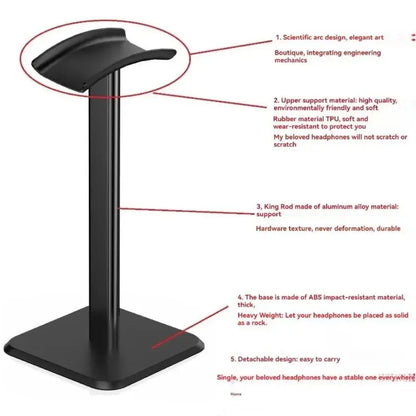 Aluminium Headphone Stand for Gaming & Desktop