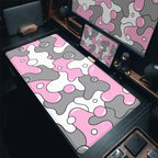 Gaming Mouse Pads Large Size Table Pad Blue White Strata Liquid Mouse Pad Computer Play Mat Leather Mouse Pad Keyboard Desk Mat