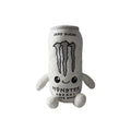 Zero Sugar White Monster Energy Drink Plush Toy Simulation Can Stuffed Doll Cute Soft Figure Decor Gift for Friend Home Ornament
