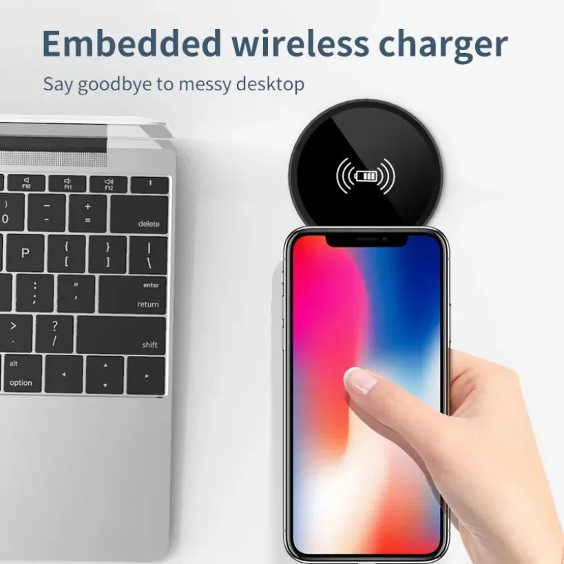 Desktop Embedded Wireless Charger – Fast Charging