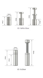 TEUCER VC-16 Graphics Card GPU Holder Vertical Telescopic Rotating Stand Magnetic Bracket Video Card Holder