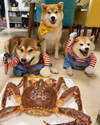 Halloween Pet Cosplay Costume Dog Dress for Small & Medium Dogs – Fun & Stylish Outfit Dogs Cats Pet Playing with Funny Clothes
