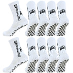10Pairs Men Women Non Slip Grip Socks Tailored for Soccer Cycling Hiking Shockproof and Elastic