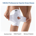 VBOSI Compression Knee Pad For Relieve Meniscal Tear Knee Pain Arthritis Joint Pain Relief Breathable Knee Support