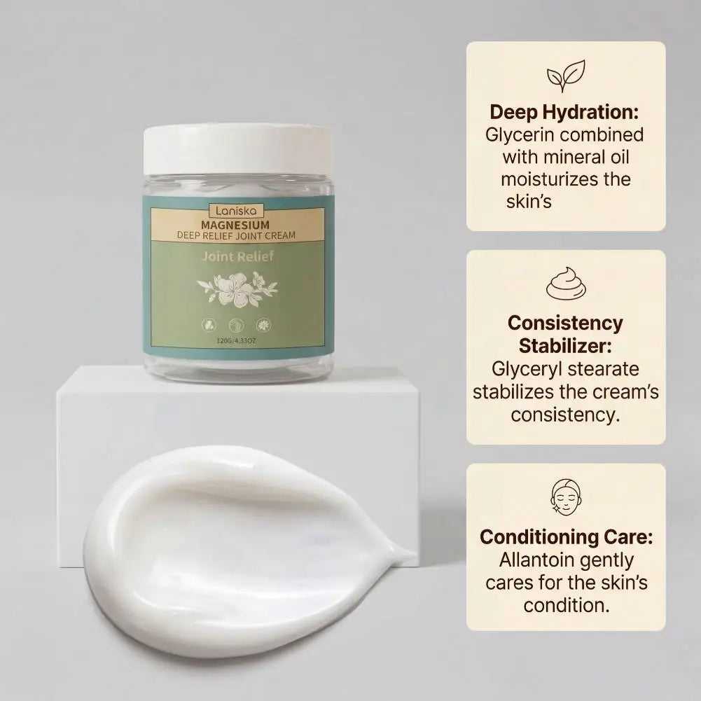 2026 Total Relief Soothing Magnesium Cream for Muscle Comfort Brightening  Soothing Nerve For Daily Skin Hydration Moisturizing