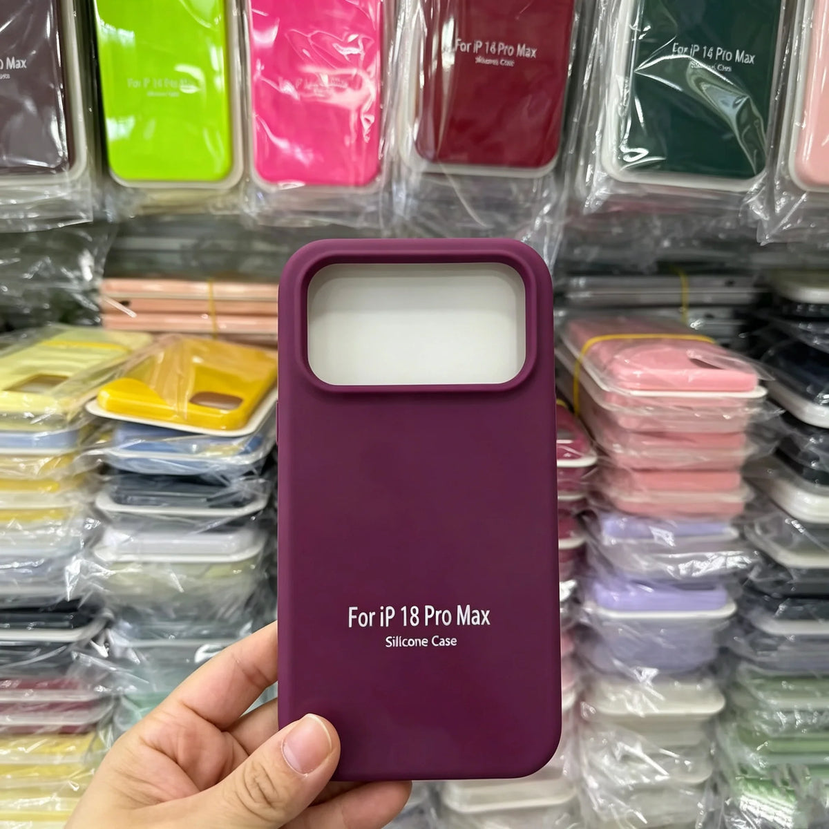 Liquid Silicone Phone Case For iPhone 18 17 16 15 Pro Max Plus Flocking Lining Anti‑Fingerprint Shockproof Protective Back Cover