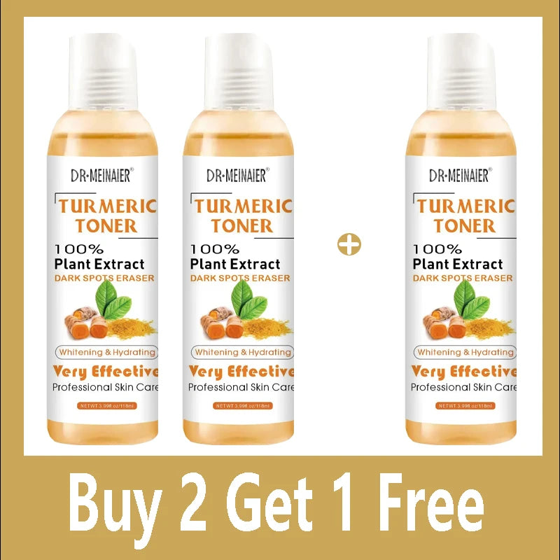 Turmeric Toner Brightening Face Serum Dark Corrector Whitening Serum Moisturizing Vitamin C Ginger Essence Korean Cosmetics