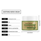 New Total Relief Soothe Magnesium Soothing Body Cream Non-Greasy Knees Muscles External Massage Care MSM  Arnica Mild Daily Care