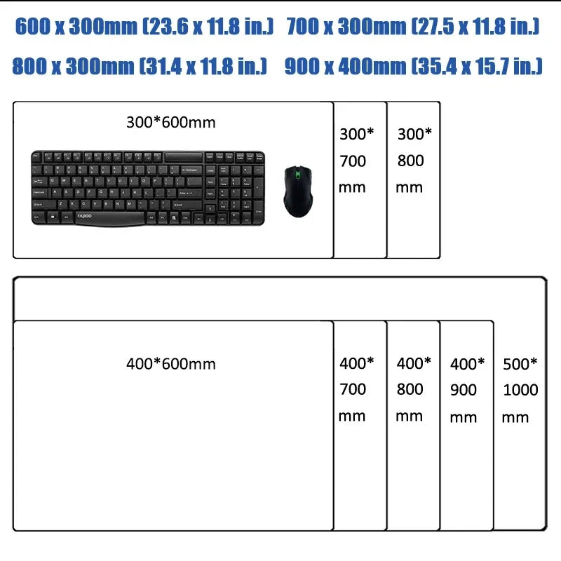 New HD Printing Miyamoto Musashi Vagabond Manga Mousepad Large Gaming Compute XXL PC Keyboard Mouse Mat Non-slip Rubber Desk Mat