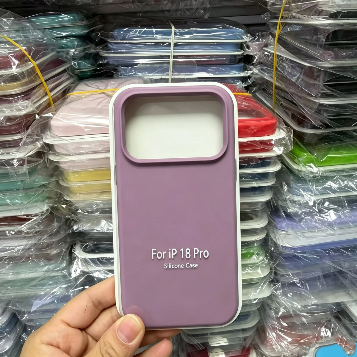 Liquid Silicone Phone Case For iPhone 18 17 16 15 Pro Max Plus Flocking Lining Anti‑Fingerprint Shockproof Protective Back Cover