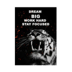 Wild Lion Animal Poster Motivational Quotes Canvas Painting Lion Posters Prints Wall Art Canvas Pictures Living Room Home Decor