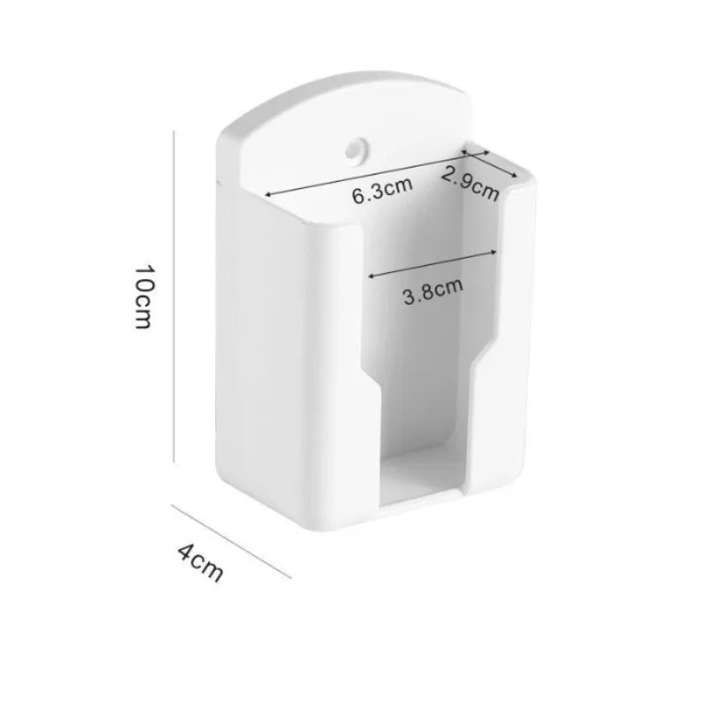 Wall Mounted Remote Control Storage Box No Drill For TV And AC Remotes