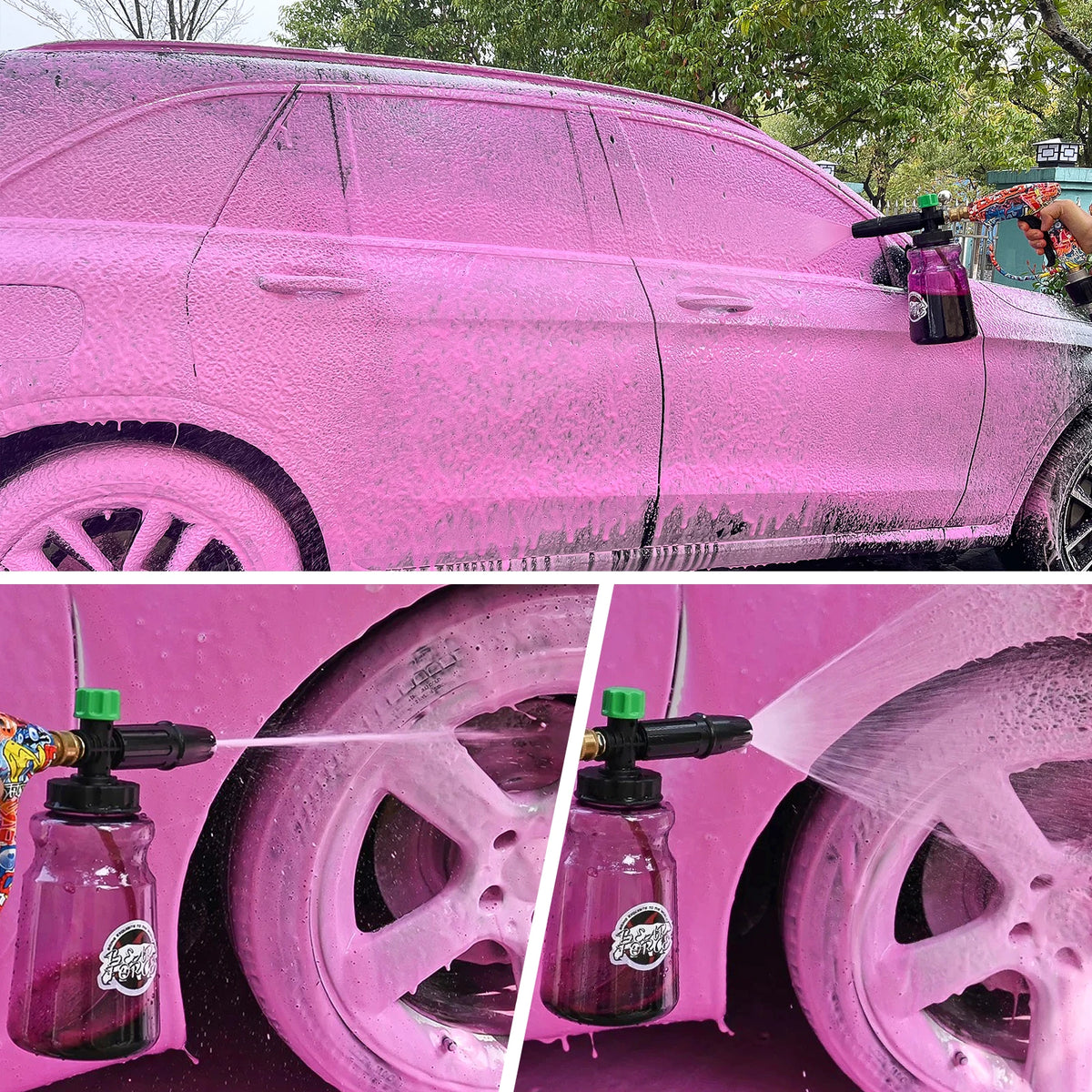 Car Wash Snow Foam Lance Foam Nozzle Foam Cannon Foam Generator for Daewoo Hammer Karcher Huter Makita High Pressure Washer