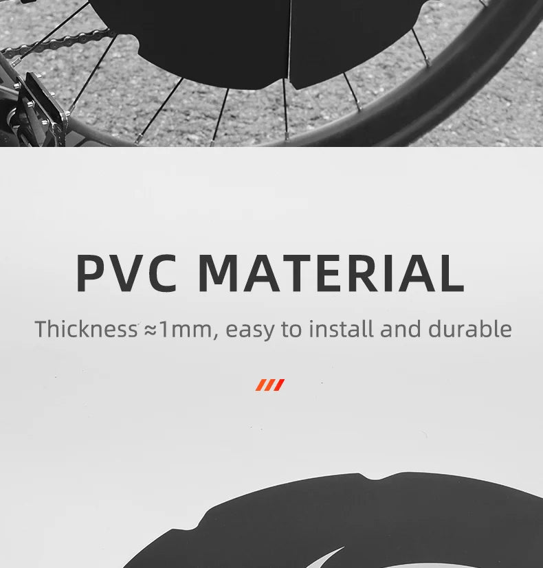 Anti-fouling Motorcycle Washing Disc Brake Cleaning Protection Cover Ultralight Bicycle Washing Disc Guard Bike Accessories