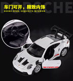 1:36 Porsche 911 992 GT3 RS Alloy Track Racing Car Model Diecast Metal Sports Car Model High Simulation Collection Kids Toy Gift