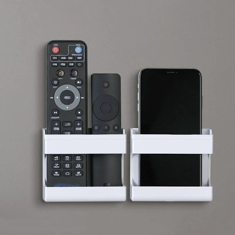 Multifunctional Wall Mounted Organizer for Remote Controls and Mobile Phones