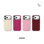 New Wave Point Fashion Phone Case for iPhone 17 16 15 14 13 12 11 X XS XR XSMAX 7 8 Air Pro Max Plus Luxury Double-layer Cover