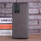 Case for Xiaomi Redmi 10 2022 coque Luxury textile Leather skin soft TPU hard PC phone cover for xiaomi redmi 10 case funda