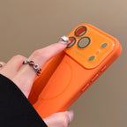 Big Window Liquid Silicone Phone Case For iPhone 17 Air 16 15 14 Plus 12 13 16 Pro Max Official Soft Protector Cover