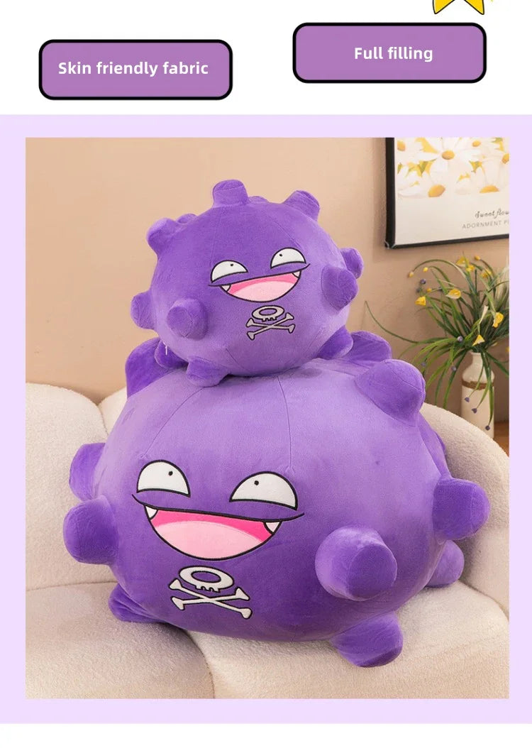 30/75cm Koffing Pokemon Plush Toys Large Anime Doll Cute Pillow Cartoon Huge Pokémon Plushie Stuffed Gift for Kids Christmas