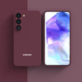 For Samsung Galaxy S26 S25 S24 S23 S22 Plus FE Ultra A56 A55 A54 A17 A16 Silicone Case Shockproof Soft-Touch Back Cover Funda