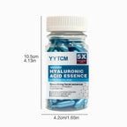 Hyaluronic Acid Deep Moisturizing Capsule Essence, Hydrates and Smoothes the Skin, Contains Plant-Derived Squalane, Vitamin E, Vi