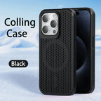 Cooling Heat Dissipation Phone Case For iPhone 17 18 16 15 14 13 12 11 Pro Max Breathable Hard Back Magnetic Cover For Magsafe