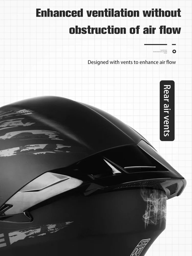 High Quality DOT Motorcycle Helmet Four Seasons Motocross Racing Modular Flip Up Casco Moto Men Women Off Road Helmet Unmasked