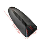 Universal Carbon Fiber Look Car Roof Top Mount Shark Fin Aerial Antenna Toppers Auto Radio AM FM Antenna Signal Amplifier Aerial