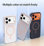 Luxury For Magsafe Silicone Phone Case For iPhone 11 12 13 14 15 16 17 18 Pro Max Magnetic Wireless Charging Back Case Cover
