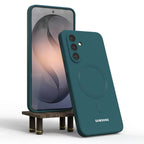 For Samsung Galaxy A57 A56 A55 A54 A37 A17 5G Magsafe Case Soft Silicone Magnetic Shockproof Back Cover for S26 S25 S24 S23 S22
