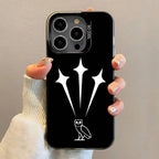 D-Drake O-OvO OWL Phone Case For iPhone 17 16e 16 15 14 13 12 11 mini Pro Max X XR XSMAX 8 7 Air Plus Anti Fall Matte Back Cover