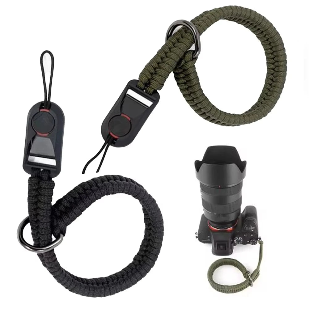 Quick Release Buckle Woven Hand Strap Rope Wrist Wristband for Leica for Sony for Fujifilm for Fuji for Canon for Nikon Camera